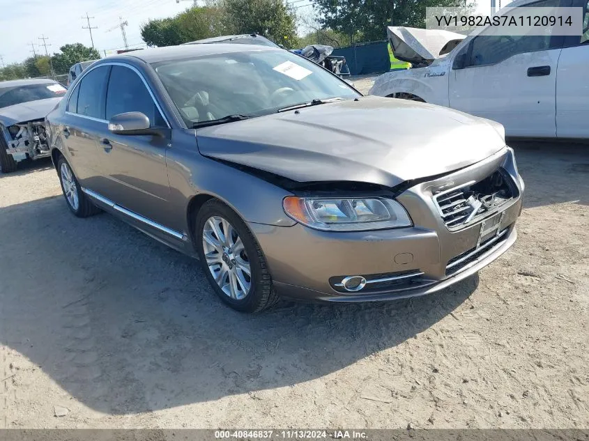 2010 Volvo S80 3.2 VIN: YV1982AS7A1120914 Lot: 40846837