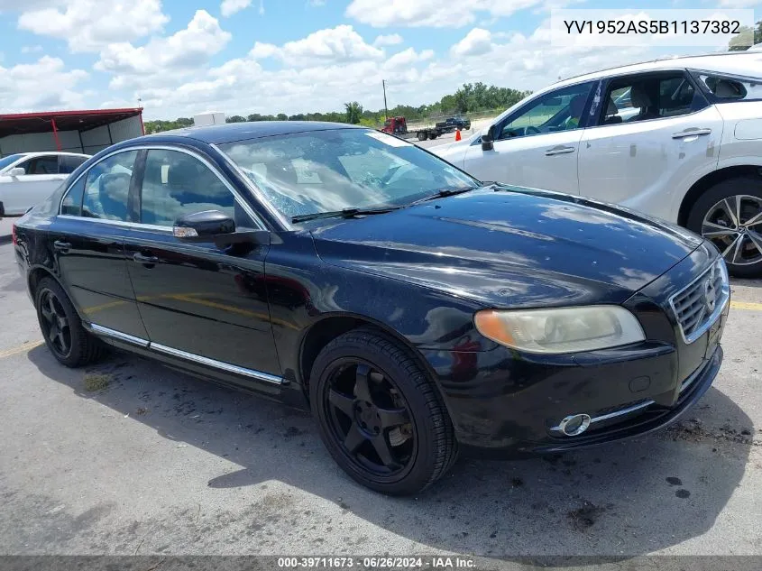 YV1952AS5B1137382 2011 Volvo S80 3.2