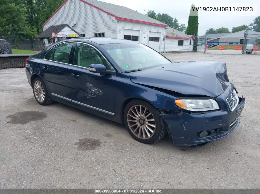 2011 Volvo S80 T6 VIN: YV1902AH0B1147823 Lot: 39963054