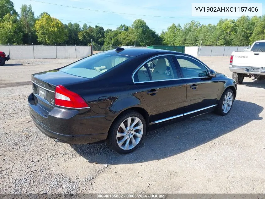 2012 Volvo S80 T6/T6 Platinum/T6 Premier Plus VIN: YV1902AHXC1157406 Lot: 40185802