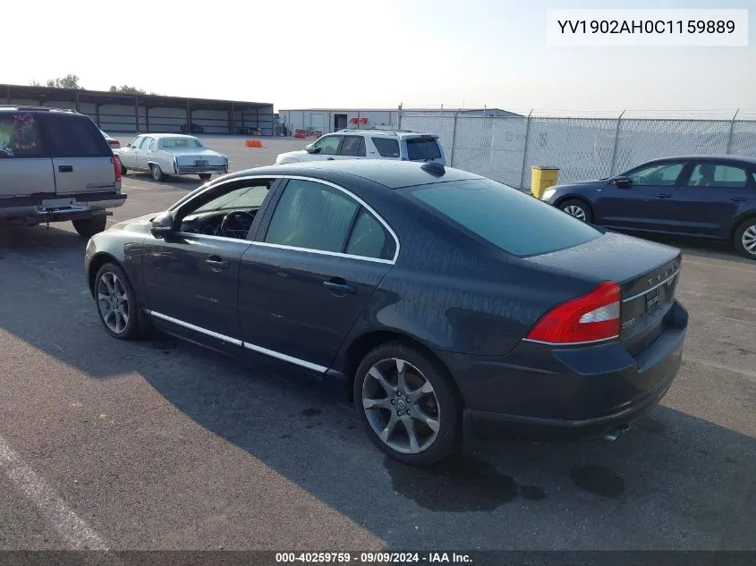 YV1902AH0C1159889 2012 Volvo S80 T6/T6 Platinum/T6 Premier Plus