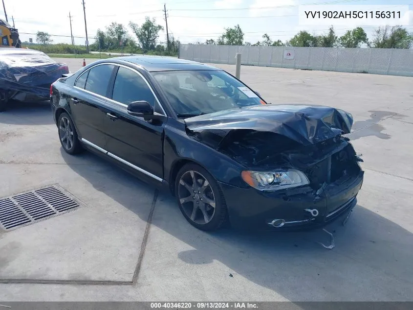 2012 Volvo S80 T6 VIN: YV1902AH5C1156311 Lot: 40346220