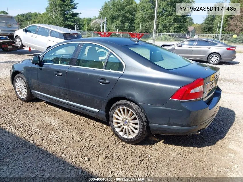 2013 Volvo S80 3.2 Premier Plus VIN: YV1952AS5D1171485 Lot: 40040763