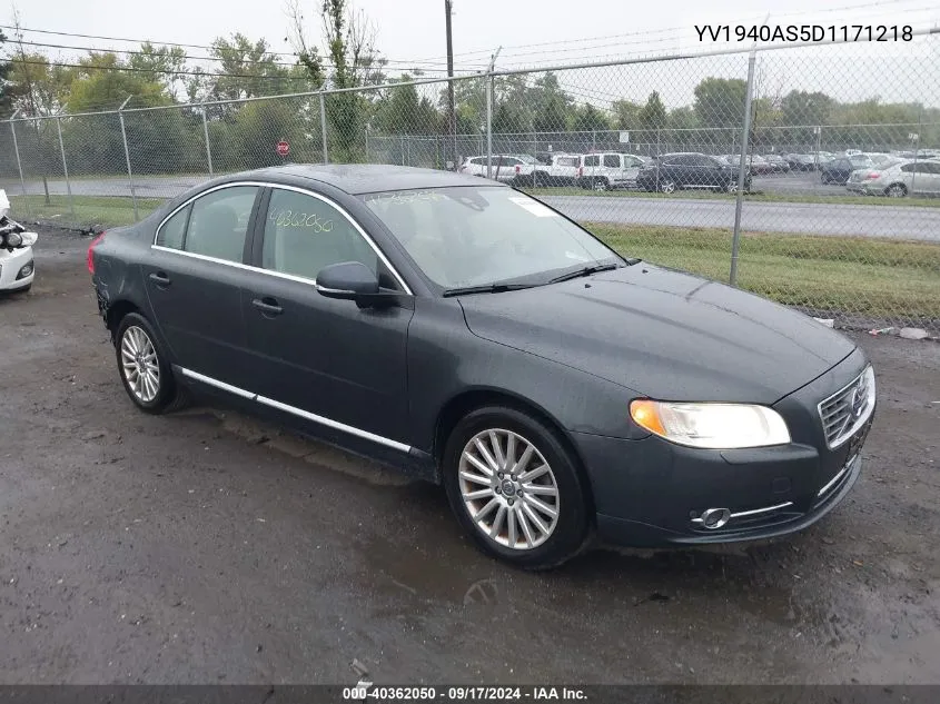 2013 Volvo S80 3.2 VIN: YV1940AS5D1171218 Lot: 40362050