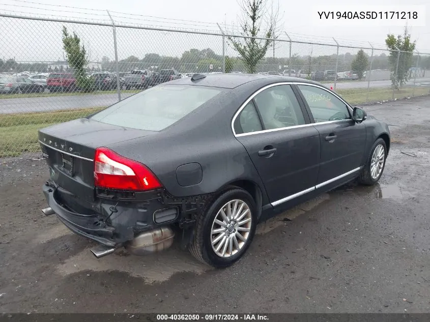 2013 Volvo S80 3.2 VIN: YV1940AS5D1171218 Lot: 40362050