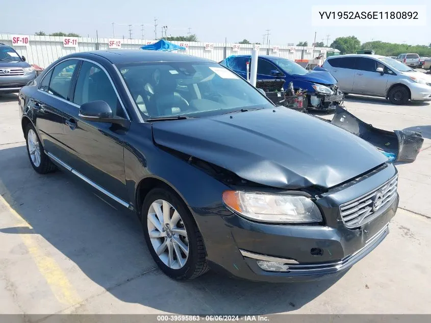 YV1952AS6E1180892 2014 Volvo S80 3.2/3.2 Platinum/3.2 Premier Plus