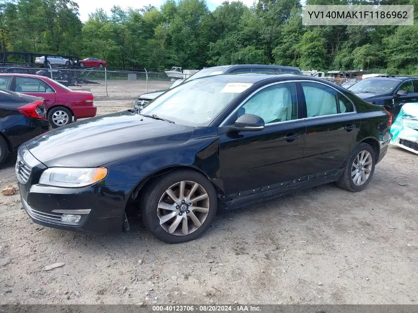 YV140MAK1F1186962 2015 Volvo S80 Premier