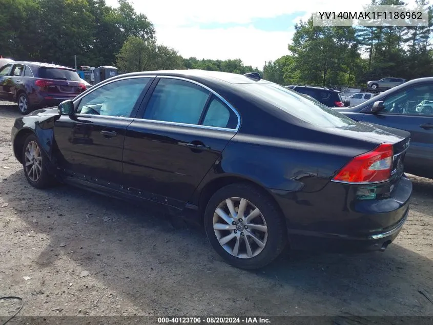 2015 Volvo S80 Premier VIN: YV140MAK1F1186962 Lot: 40123706