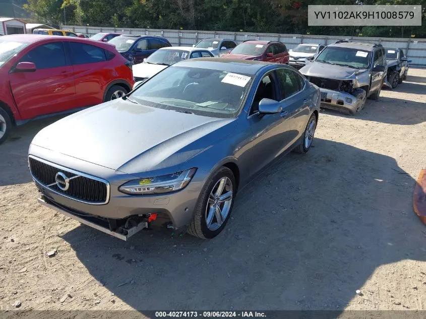 2017 Volvo S90 T5 Momentum VIN: YV1102AK9H1008579 Lot: 40274173