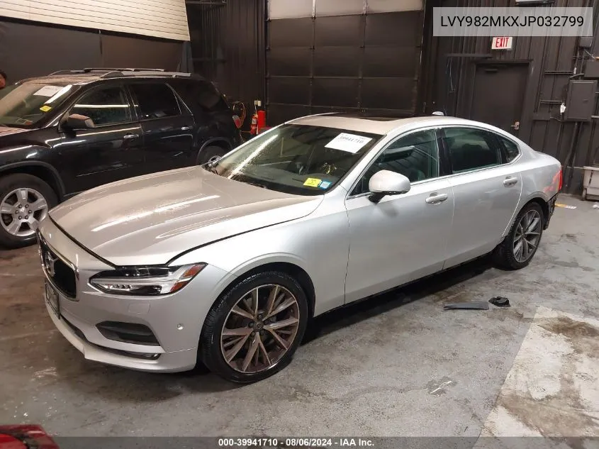 2018 Volvo S90 T5 Momentum VIN: LVY982MKXJP032799 Lot: 39941710