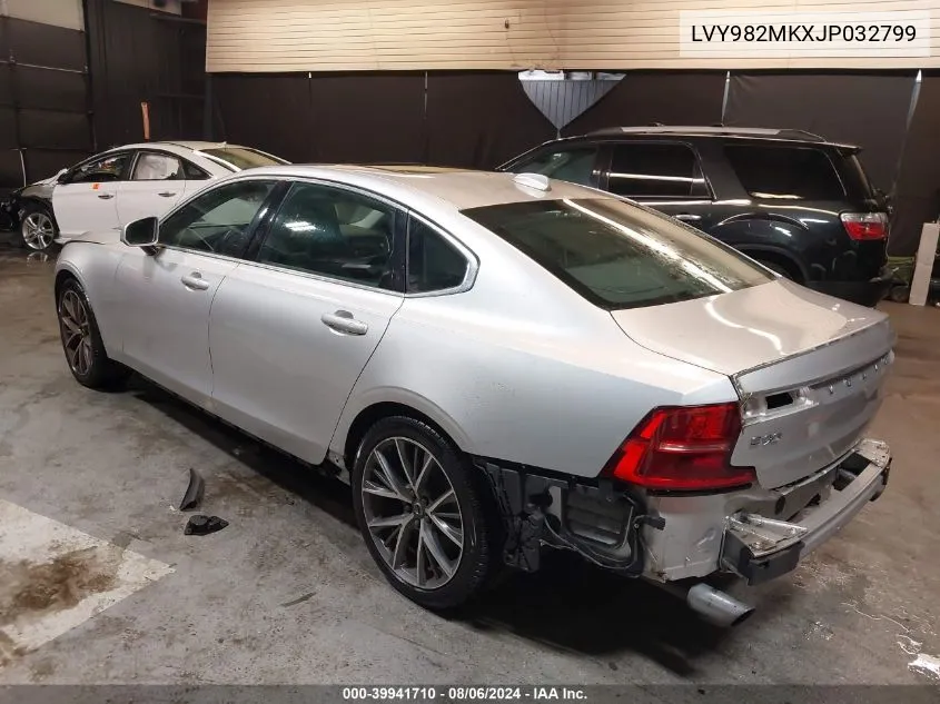 2018 Volvo S90 T5 Momentum VIN: LVY982MKXJP032799 Lot: 39941710