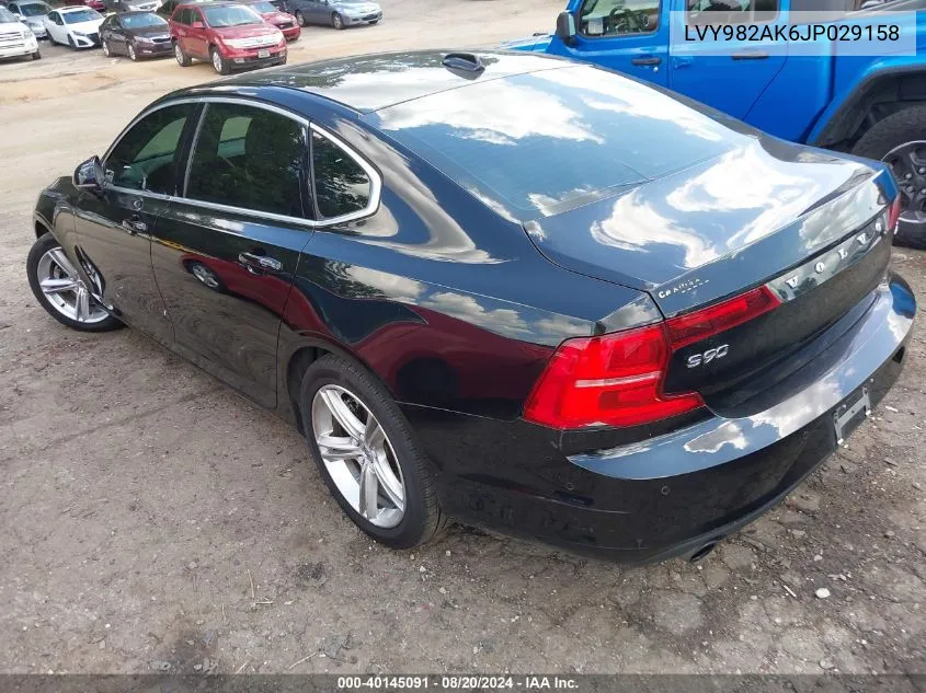 LVY982AK6JP029158 2018 Volvo S90 T5 Momentum