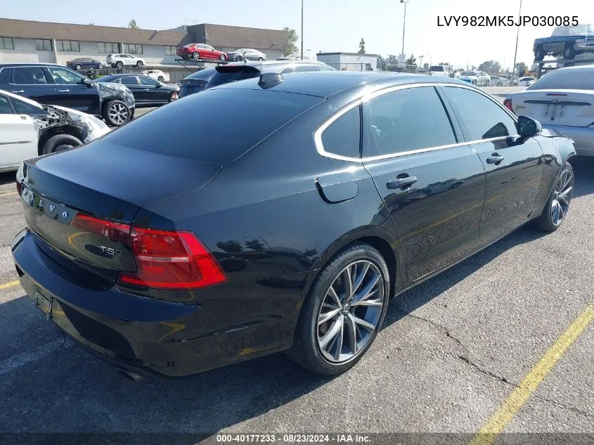 LVY982MK5JP030085 2018 Volvo S90 T5 Momentum