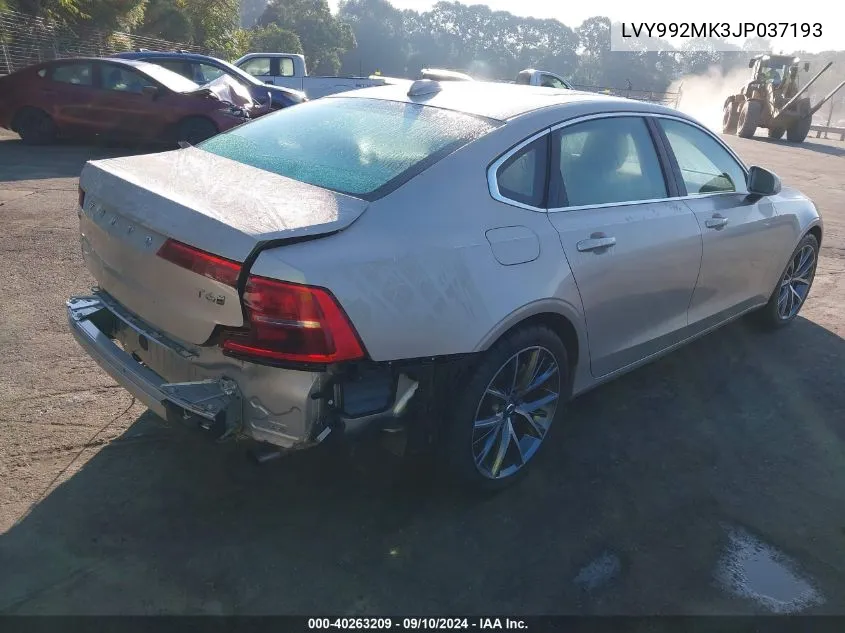 LVY992MK3JP037193 2018 Volvo S90 T6 Momentum