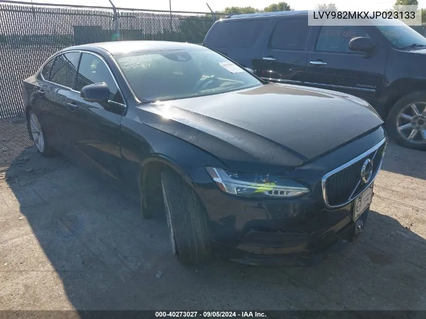 LVY982MKXJP023133 2018 Volvo S90 T5 Momentum