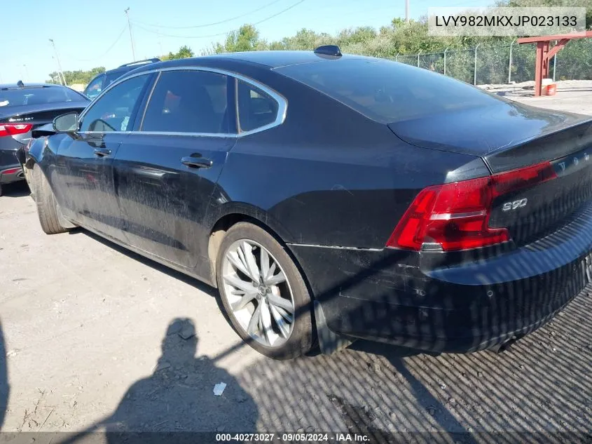 LVY982MKXJP023133 2018 Volvo S90 T5 Momentum