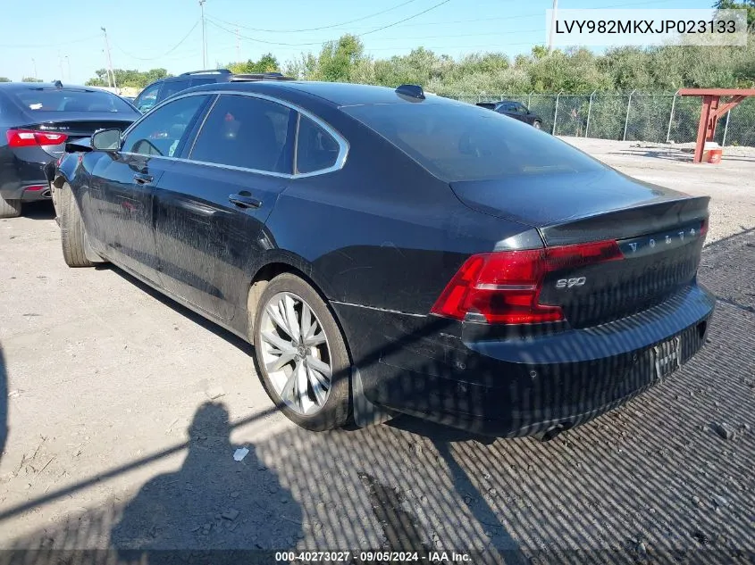 LVY982MKXJP023133 2018 Volvo S90 T5 Momentum