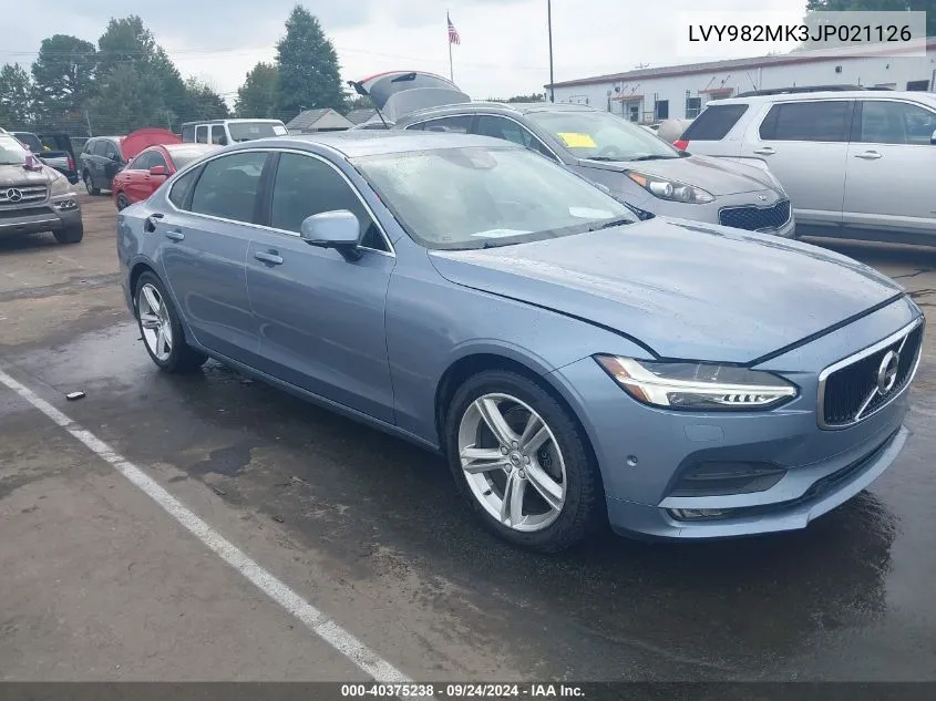 LVY982MK3JP021126 2018 Volvo S90 T5 Momentum