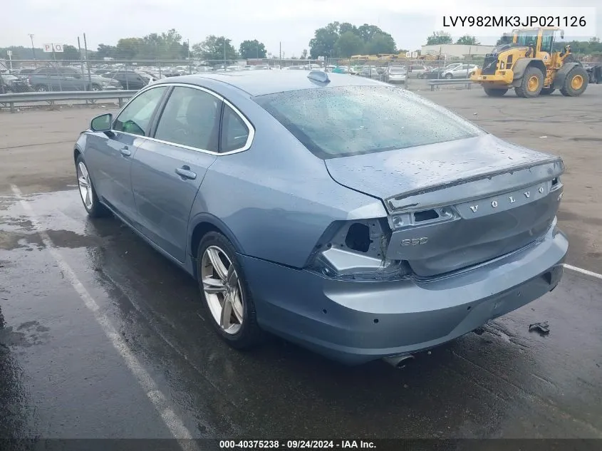 LVY982MK3JP021126 2018 Volvo S90 T5 Momentum