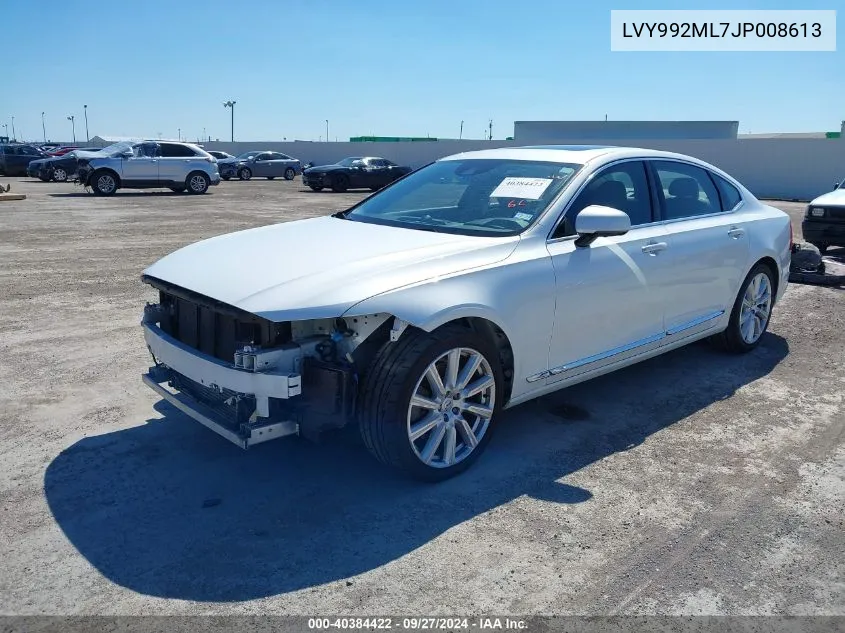 LVY992ML7JP008613 2018 Volvo S90 T6 Inscription