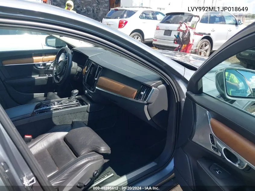 LVY992ML1JP018649 2018 Volvo S90 T6 Inscription