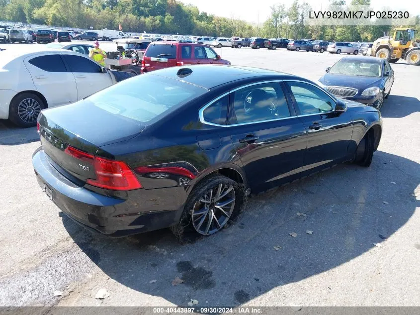 LVY982MK7JP025230 2018 Volvo S90 T5 Momentum