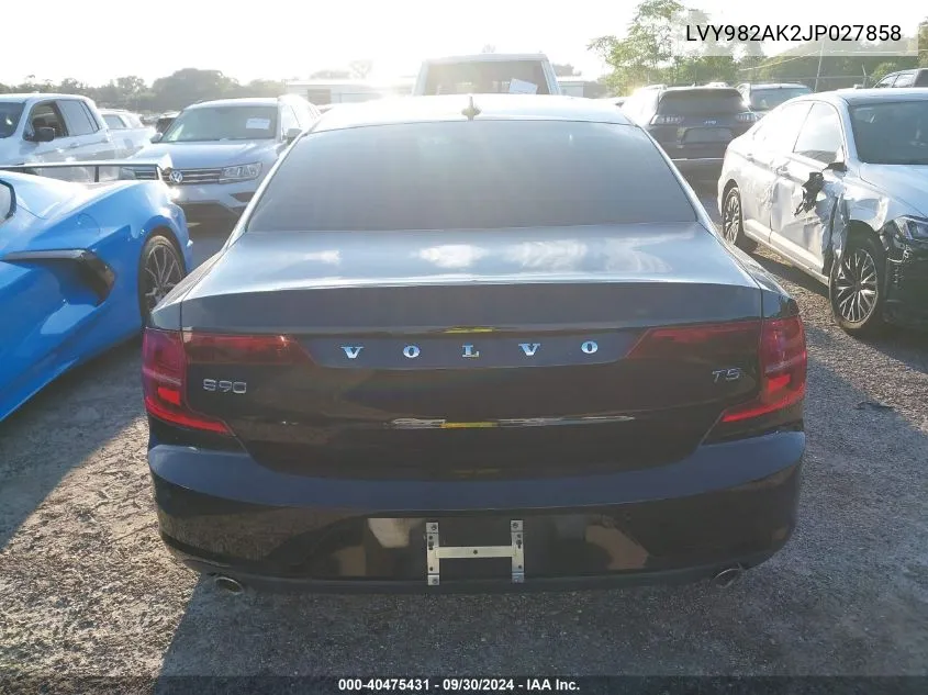 LVY982AK2JP027858 2018 Volvo S90 T5 Momentum