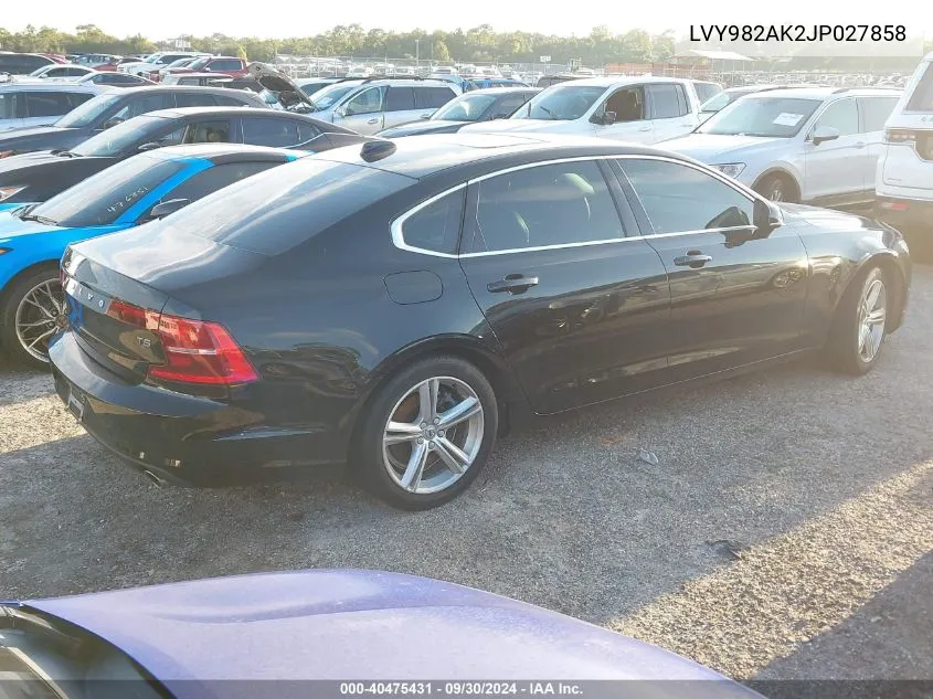 LVY982AK2JP027858 2018 Volvo S90 T5 Momentum