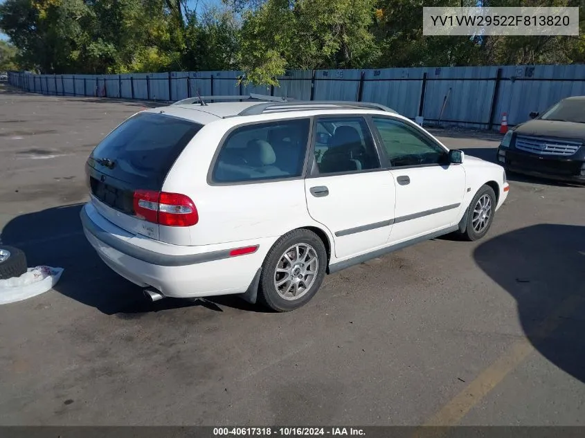 YV1VW29522F813820 2002 Volvo V40 A