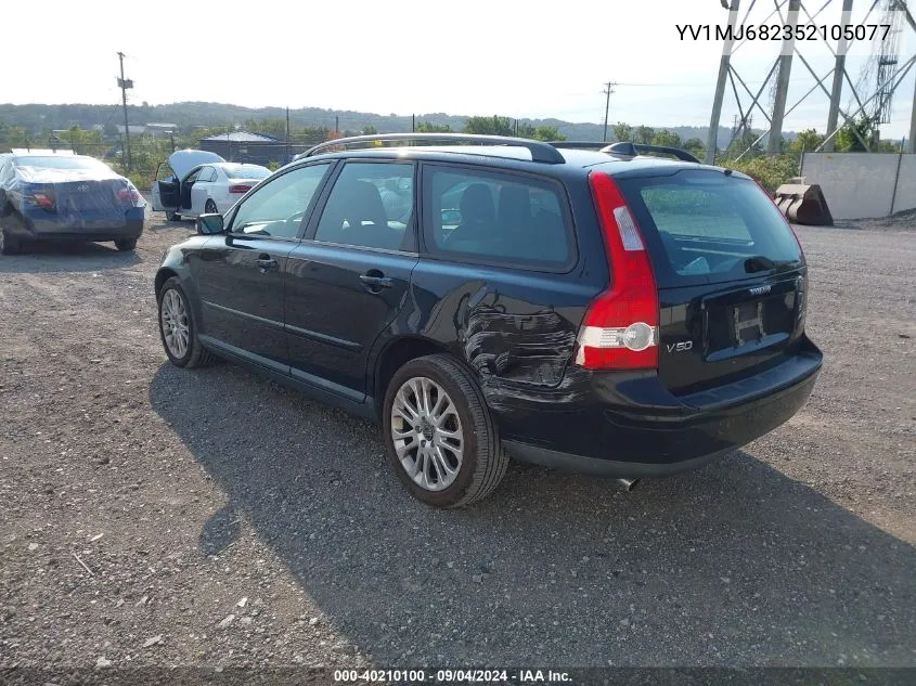 2005 Volvo V50 T5 VIN: YV1MJ682352105077 Lot: 40210100