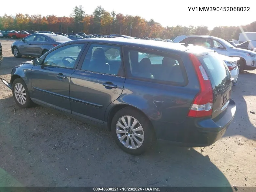 YV1MW390452068022 2005 Volvo V50 2.4I