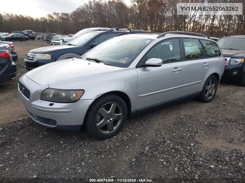 2005 Volvo V50 T5/T5 Awd VIN: YV1MJ682652063262 Lot: 40874304