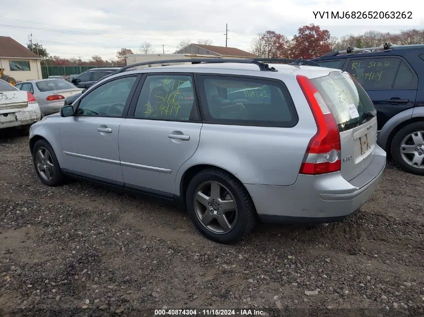 2005 Volvo V50 T5/T5 Awd VIN: YV1MJ682652063262 Lot: 40874304