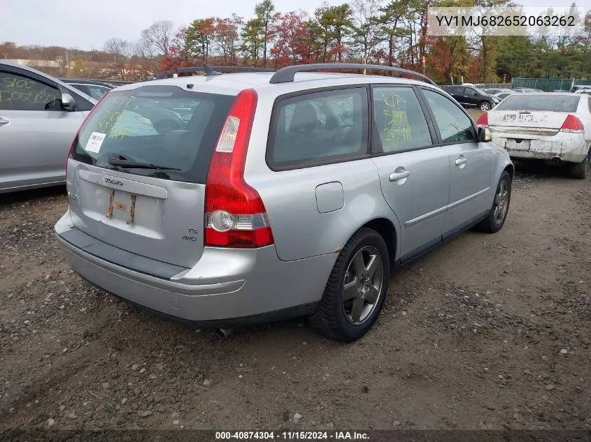 2005 Volvo V50 T5/T5 Awd VIN: YV1MJ682652063262 Lot: 40874304