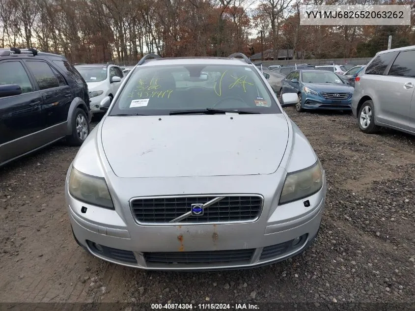 2005 Volvo V50 T5/T5 Awd VIN: YV1MJ682652063262 Lot: 40874304