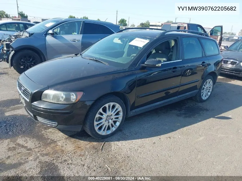 2006 Volvo V50 2.4I/2.4L VIN: YV1MW390762205682 Lot: 40229081