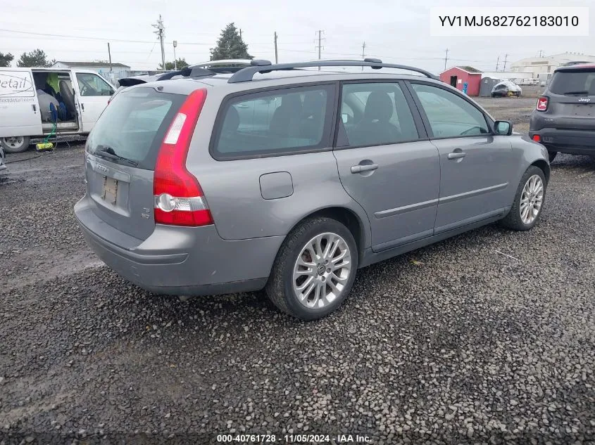 2006 Volvo V50 T5 VIN: YV1MJ682762183010 Lot: 40761728