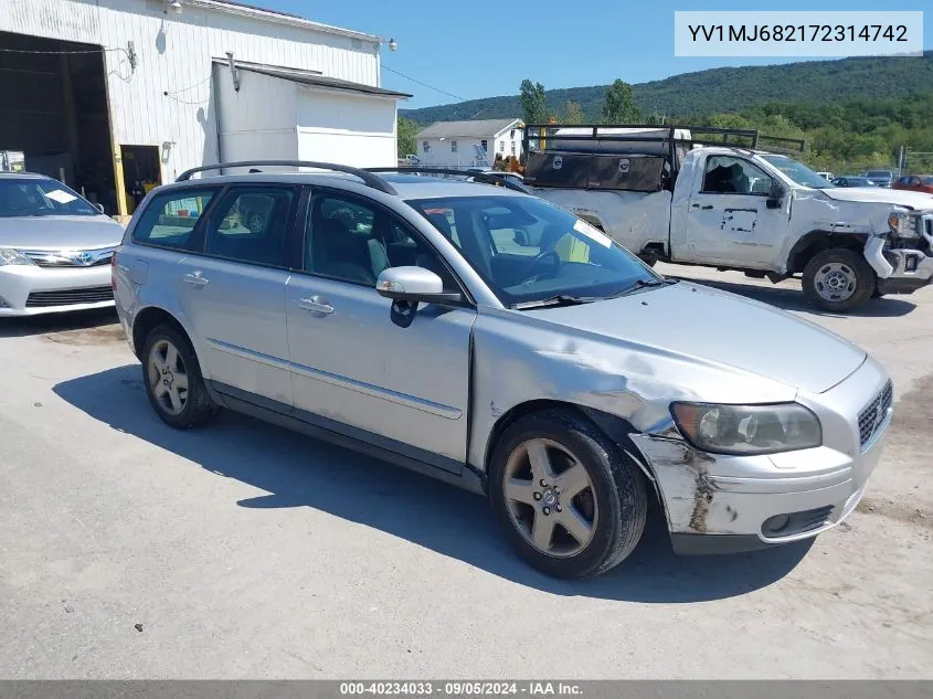 2007 Volvo V50 T5 VIN: YV1MJ682172314742 Lot: 40234033