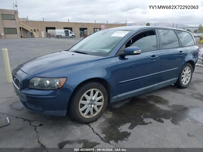 YV1MW682X72292063 2007 Volvo V50 T5