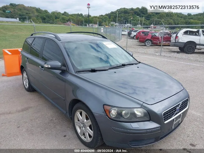 2007 Volvo V50 2.4I VIN: YV1MW382572313576 Lot: 40440698