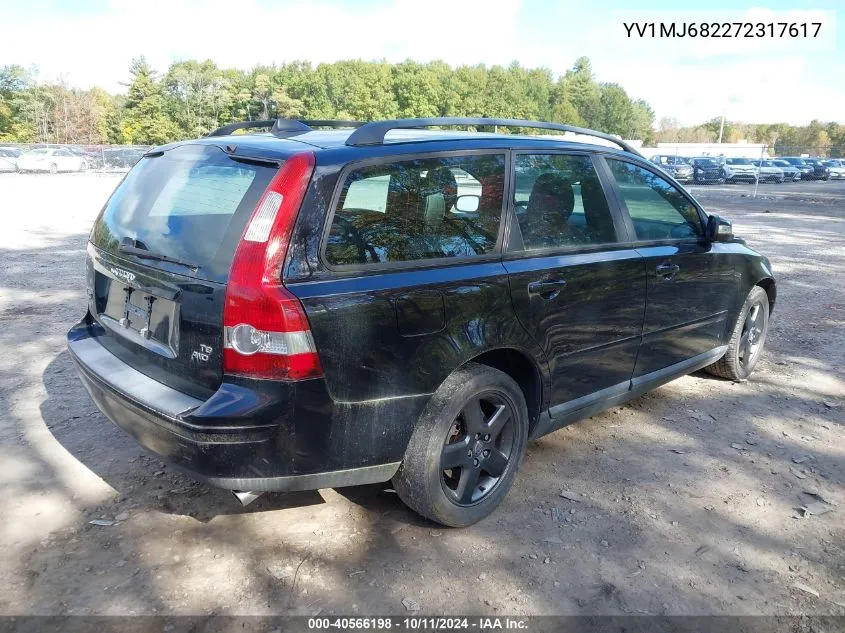 2007 Volvo V50 T5 VIN: YV1MJ682272317617 Lot: 40566198