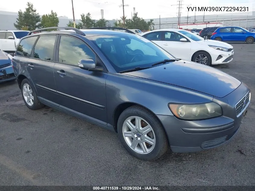 2007 Volvo V50 2.4I VIN: YV1MW390X72294231 Lot: 40711539