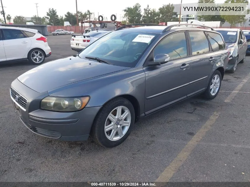 2007 Volvo V50 2.4I VIN: YV1MW390X72294231 Lot: 40711539