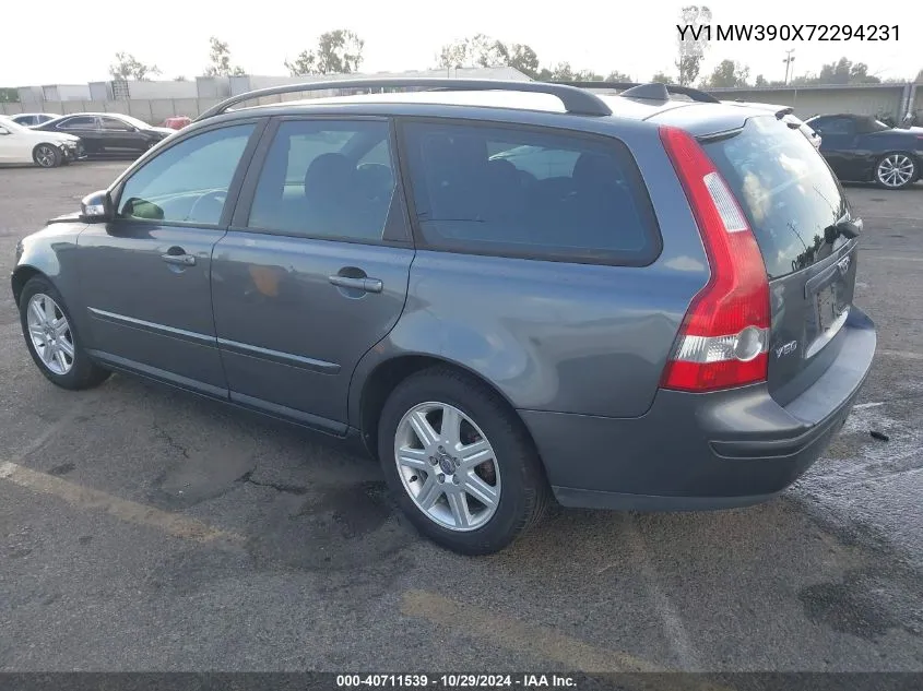 YV1MW390X72294231 2007 Volvo V50 2.4I