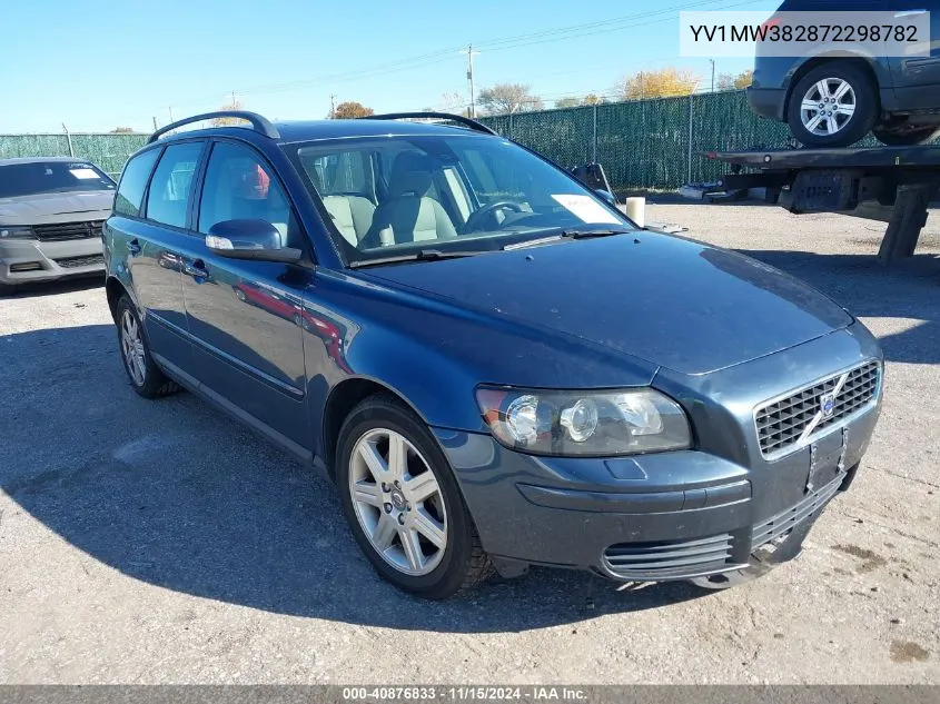 2007 Volvo V50 2.4I VIN: YV1MW382872298782 Lot: 40876833