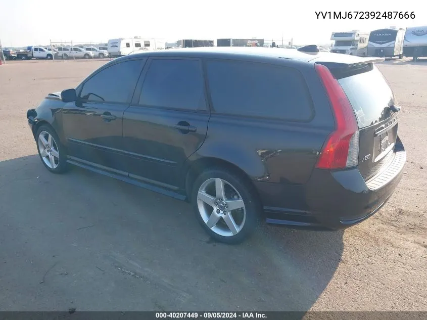 2009 Volvo V50 T5 R-Design VIN: YV1MJ672392487666 Lot: 40207449