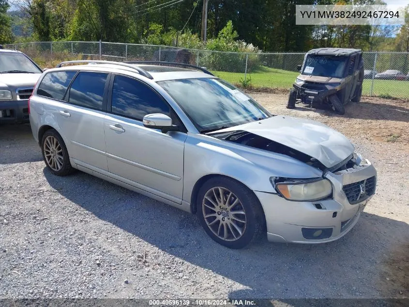 2009 Volvo V50 2.4I VIN: YV1MW382492467294 Lot: 40596139