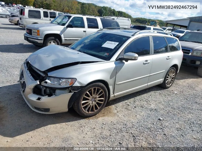 2009 Volvo V50 2.4I VIN: YV1MW382492467294 Lot: 40596139