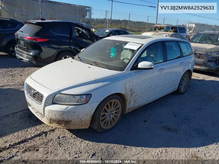 2010 Volvo V50 2.4I VIN: YV1382MW8A2529633 Lot: 40568433