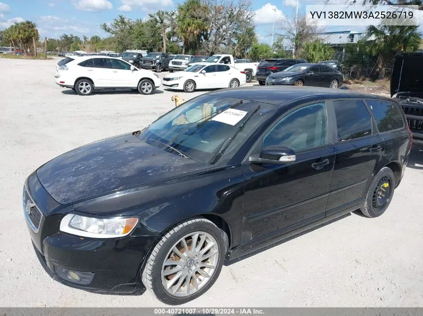 YV1382MW3A2526719 2010 Volvo V50 2.4I